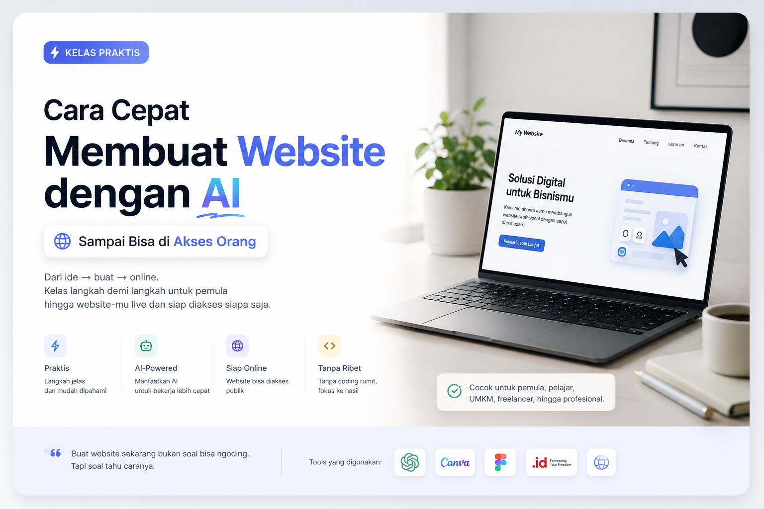 Cara Cepat Membuat Website dengan AI